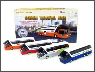 Hipo Autobus metal.20cmśw.dźw p12 - Samochody i pojazdy dla dzieci - miniaturka - grafika 1