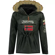 Kurtki męskie - Geographical Norway Parka męska Boomerang Khaki, Ciemnoszary, S - miniaturka - grafika 1