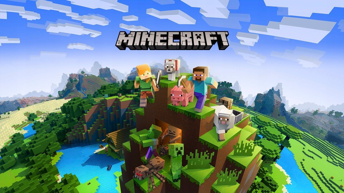PUZZLE Minecraft GRA World + IMIĘ Pudełko 120 el.