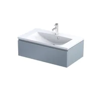 Szafki łazienkowe - Szafka łazienkowa pod umywalkę Oristo Brylant 80 cm niebieski mat OR36-SD1S-80-16R - miniaturka - grafika 1