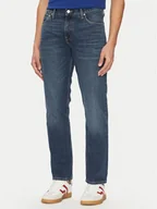 Spodnie męskie - Tommy Hilfiger Jeansy Denton MW0MW38826 Niebieski Straight Fit - miniaturka - grafika 1