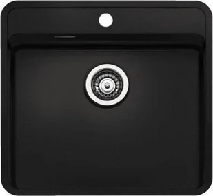 Zlewozmywak Reginox Ohio 50x40 Tapwing Jet Black zlewozmywak stalowy - Zlewozmywaki - miniaturka - grafika 1