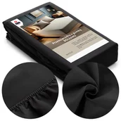 Prześcieradła - Prześcieradło 160x200 z gumką satyna bawełniana jednolite BOLZANO - miniaturka - grafika 1