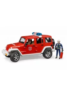 Bruder JEEP WRANGLER UNLIMITED RUBICON STRAŻ POŻARNA Z FIGURKĄ STRAŻAKA I MODUŁEM 02528 BR-02528 - Samochody i pojazdy dla dzieci - miniaturka - grafika 2