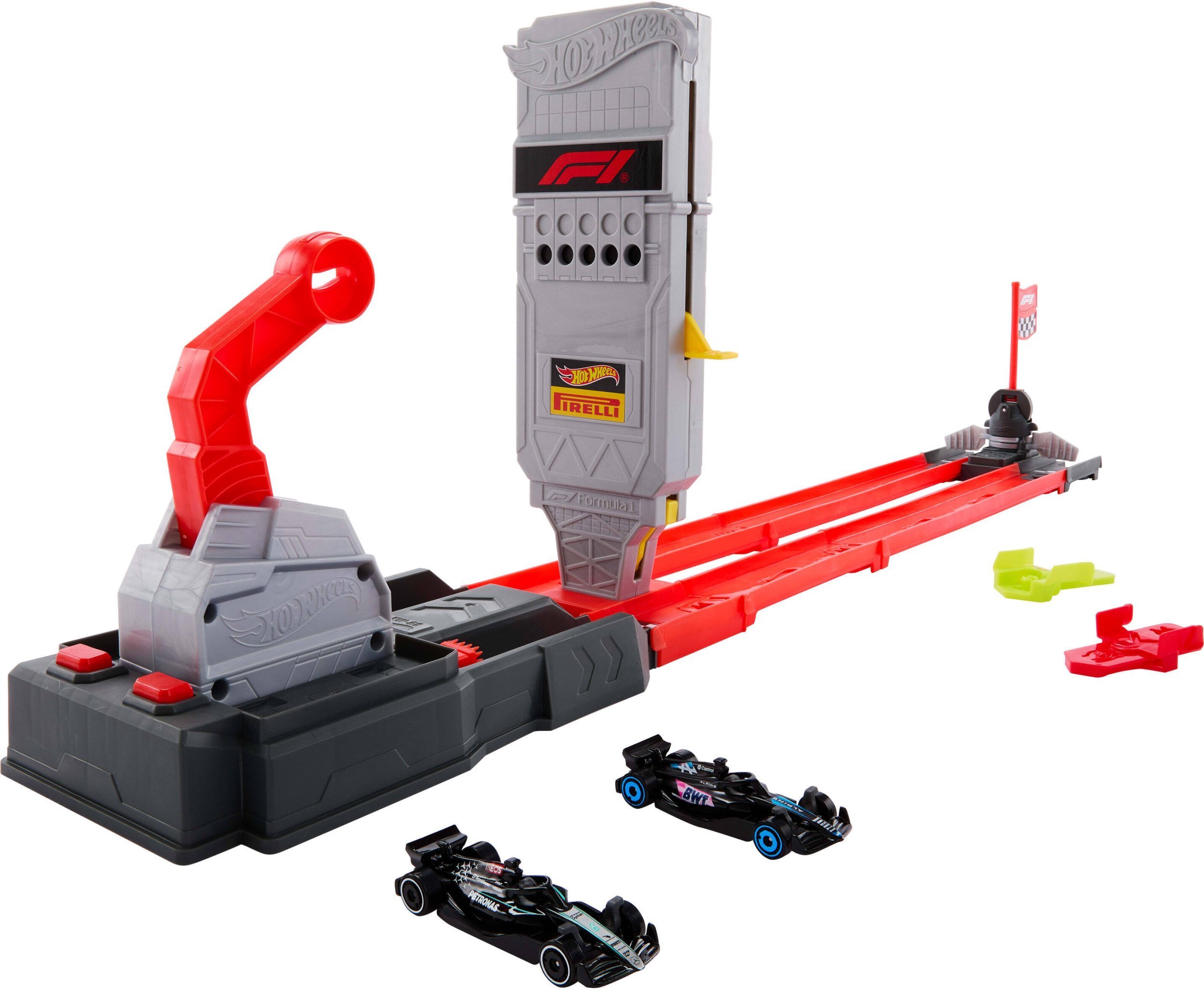 Hot Wheels Racing Formuła 1 Szybki wyścig Tor wyścigowy Zestaw JKM88