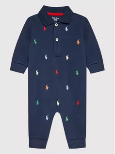 Body dla niemowląt - Polo Ralph Lauren Body dziecięce 320570117001 Granatowy Regular Fit - grafika 1