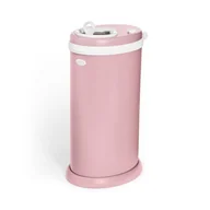 Inne akcesoria do pielęgnacji dzieci - Ubbi Stalowy Kosz na Pieluchy Matte Pink - miniaturka - grafika 1