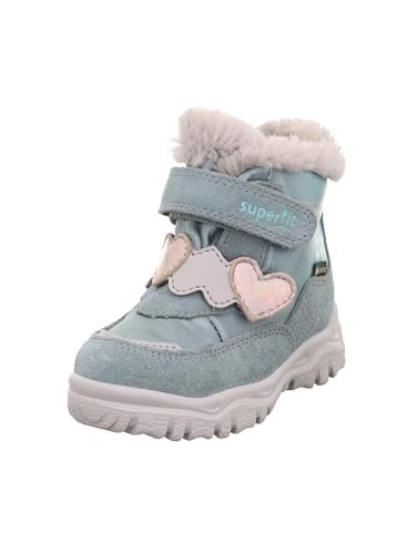 Superfit Chłopięce dziewczęce Husky + ciepła podszewka Gore-Tex śniegowce, jasnozielone/jasnoszare 7500, 20 EU, Jasnozielony, jasnoszary 7500, 20 EU