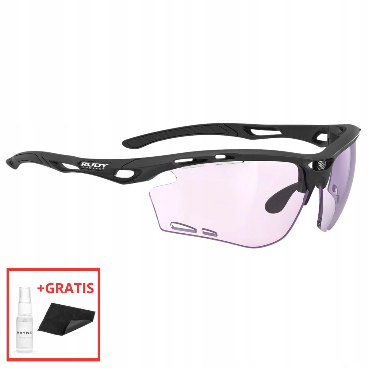 Okulary RUDY PROJECT PROPULSE fotochromatyczne CZARNE LASER PURPLE Impactx2