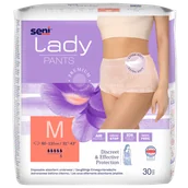 Bielizna lecznicza - Seni Lady Pants, majtki chłonne dla kobiet, Medium, 80-110 cm, 30 sztuk - miniaturka - grafika 1