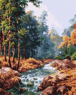 Malowanie po numerach - Karpacka fontanna 40x50cm - Malowanie po numerach - miniaturka - grafika 1
