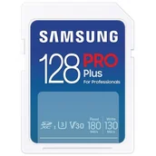 Karty pamięci - Samsung 128GB SDXC PRO Plus 180MB/s (2023) - miniaturka - grafika 1