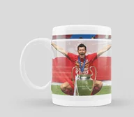 Kubki - KUBEK Robert Lewandowski Piłka Prezent + IMIĘ - miniaturka - grafika 1