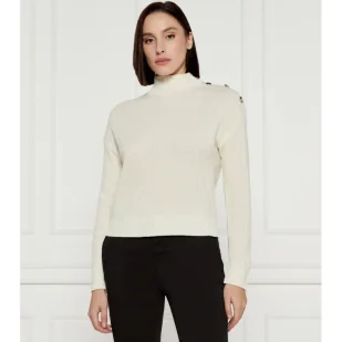 GUESS Półgolf ZYLEE Regular Fit z dodatkiem wełny - Swetry damskie - miniaturka - grafika 1