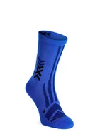 Skarpetki kolarskie - Skarpety turystyczne X-Socks Hike Discover Crew - twyce blue/blue - miniaturka - grafika 1
