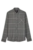Koszule męskie - Koszula Flanelowa FOX Survivalist Stretch Ciemny kamieńS - miniaturka - grafika 1