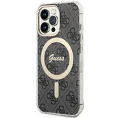 Etui i futerały do telefonów - Guess GUHMP13LH4STK iPhone 13 Pro / 13 6.1" czarny/black hardcase 4G MagSafe - miniaturka - grafika 1