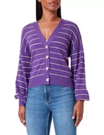 Swetry damskie - Sookie Damski kardigan 11025361-SO01, fioletowy, M/L, liliowy, M-L - miniaturka - grafika 1