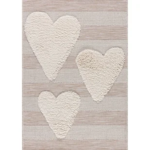 Dywan Little Hearts 120x170cm - Dywany dla dzieci - miniaturka - grafika 1