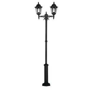 Elstead Lighting Parish Twin Post Black PR8 BLACK Lampa stojąca ogrodowa słupek latarnia IP44 stylowa PR8 BLACK ) - Lampy ogrodowe - miniaturka - grafika 1