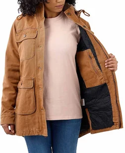 Płaszcz Carhartt Weathered Duck Brown - Kurtki męskie - miniaturka - grafika 1