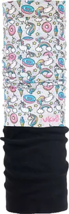 Viking Bandanka Kids Polartec 425/22/0545/07 różowy one size - Czapki i chusty sportowe damskie - miniaturka - grafika 1