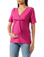 Koszulki i topy damskie - Noppies Damski Top Arua Nursing Short Sleeve T-Shirt, Fuksja Red - N047, 34 - miniaturka - grafika 1