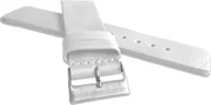 Akcesoria do smartwatchy - Lavvu LAVVU Biały gładki pasek PLAIN z luksusowej skóry Top Grain - 22 - miniaturka - grafika 1