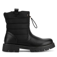 Buty dla dziewczynek - Śniegowce Nelli Blu CS6139-04 Czarny - miniaturka - grafika 1