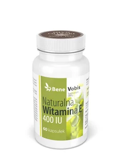 Młyn Oliwski, Witamina E Naturalna 400 IU, 60 kaps. - Witaminy i minerały - miniaturka - grafika 1