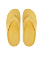 Klapki i japonki damskie - Tommy Hilfiger Japonki Comfort Beach Sandal FW0FW08522 Żółty - miniaturka - grafika 1