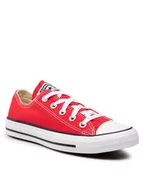 Trampki męskie - Converse Trampki All Star Ox M9696C Czerwony - miniaturka - grafika 1