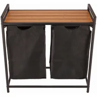 Kosze na bieliznę - KOSZ NA PRANIE składany duży stojący komorowy XL - miniaturka - grafika 1