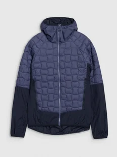 Męska kurtka puchowa trekkingowa 4F 4FWSS25TTJAM697 - granatowa - Kurtki i kamizelki sportowe męskie - miniaturka - grafika 1