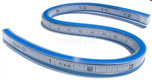 Leniar Leniar Krzywik Giętki 40cm podziałka mm/cal 90536 - Akcesoria kreślarskie - miniaturka - grafika 1