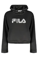 Bluzy damskie - BLUZA DAMSKA FILA BEZ ZAMKU CZARNA - miniaturka - grafika 1
