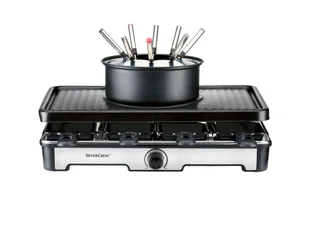 SilverCrest KITCHEN TOOLS Grill do raclette z fondue SRGF 1400 - Raclette - miniaturka - grafika 1