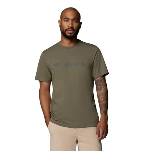 Columbia Koszulka CSC Basic Logo, klasyczny męski T-shirt z bawełny do codziennego noszenia