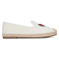 Espadryle damskie - DEEZEE MXCR-232 BIAŁY - miniaturka - grafika 1