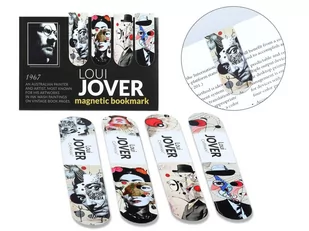 Kpl. 4 zakładek magnetycznych - L. Jover (CARMANI) - Dekoracje domu - miniaturka - grafika 1