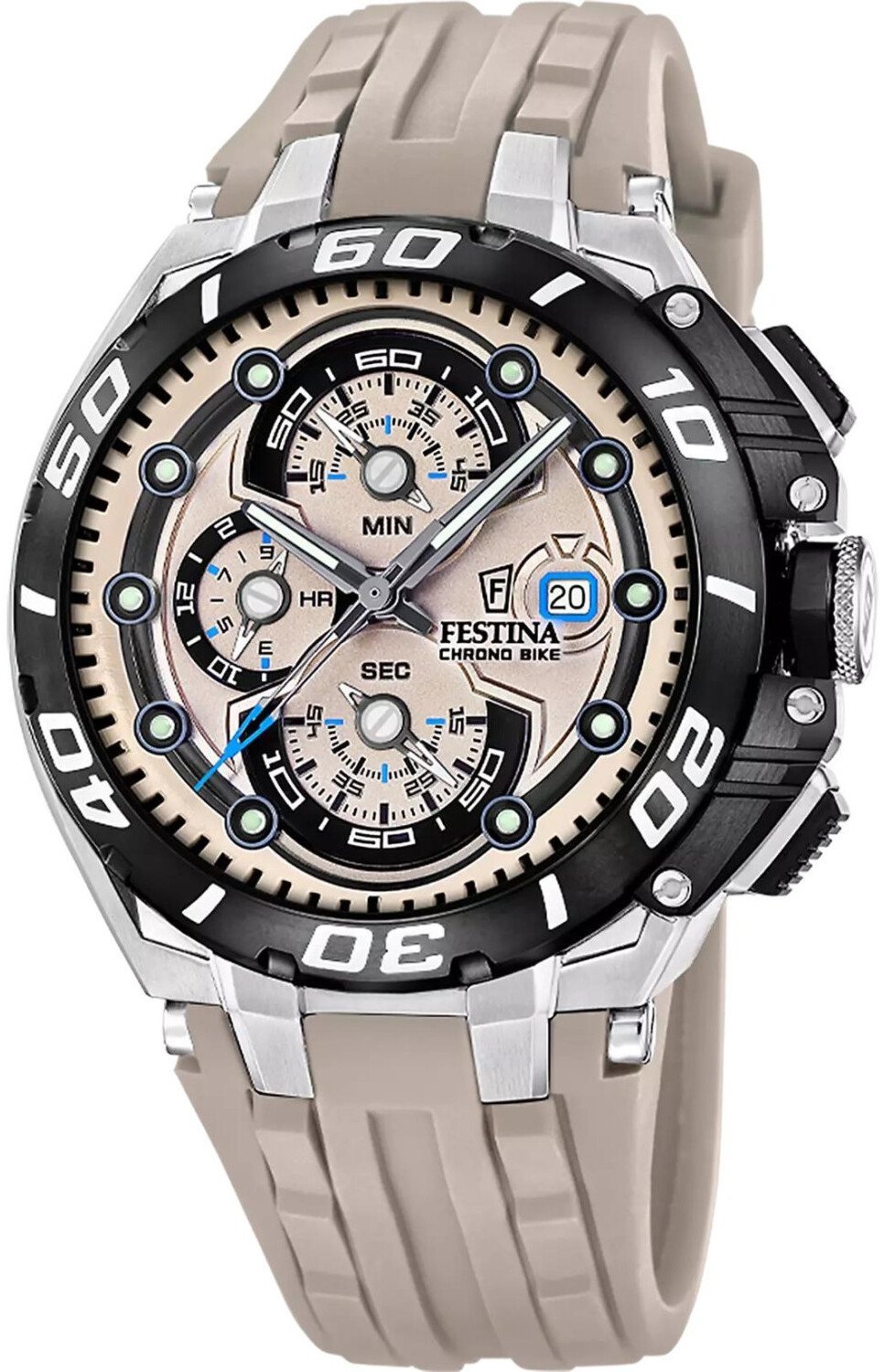 Zegarek Festina Zegarek męski Festina F20755-2 beżowy