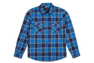Brixton męski Apparel Bowery L/S Flannel, niebieski, s 01000 - Koszule męskie - miniaturka - grafika 1