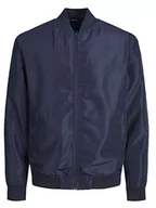 Kurtki męskie - Bestseller A/S Męska kurtka bomberka Jorpalma, Navy Blazer/Szczegóły: NO Print, M, Granatowy blezer/Szczegóły: bez nadruku - miniaturka - grafika 1