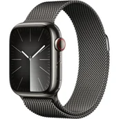 Smartwatch - Apple Watch 9 GPS + Cellular 41mm Stal Grafitowy - miniaturka - grafika 1