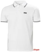 Koszulki męskie - Koszulka męska HELLY HANSEN GENOVA POLO - White - miniaturka - grafika 1