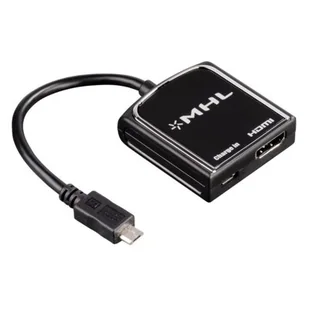Hama Adapter MHL - Złącza, przejściówki, adaptery - miniaturka - grafika 1