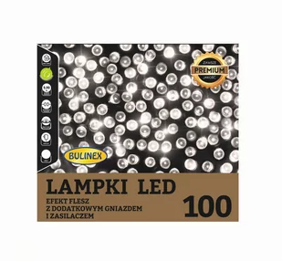 Bulinex LAMPKI LED FLESZ 100L Z DODATKOWYM GNIAZDEM zakupy dla domu i biura! 13-138 (13-132) - Oświetlenie świąteczne - miniaturka - grafika 1