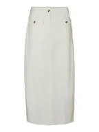 Spódnice - Vero Moda Spódnica "Luna" w kolorze kremowym - miniaturka - grafika 1