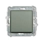 Wyłączniki światła i elektryczne - Wyłącznik pojedynczy Karlik MINI - szałwiowy - miniaturka - grafika 1