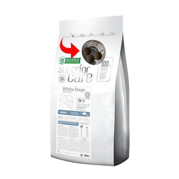 NATURES PROTECTION Superior Care Grain Free White Fish Adult Large Breeds 10kg